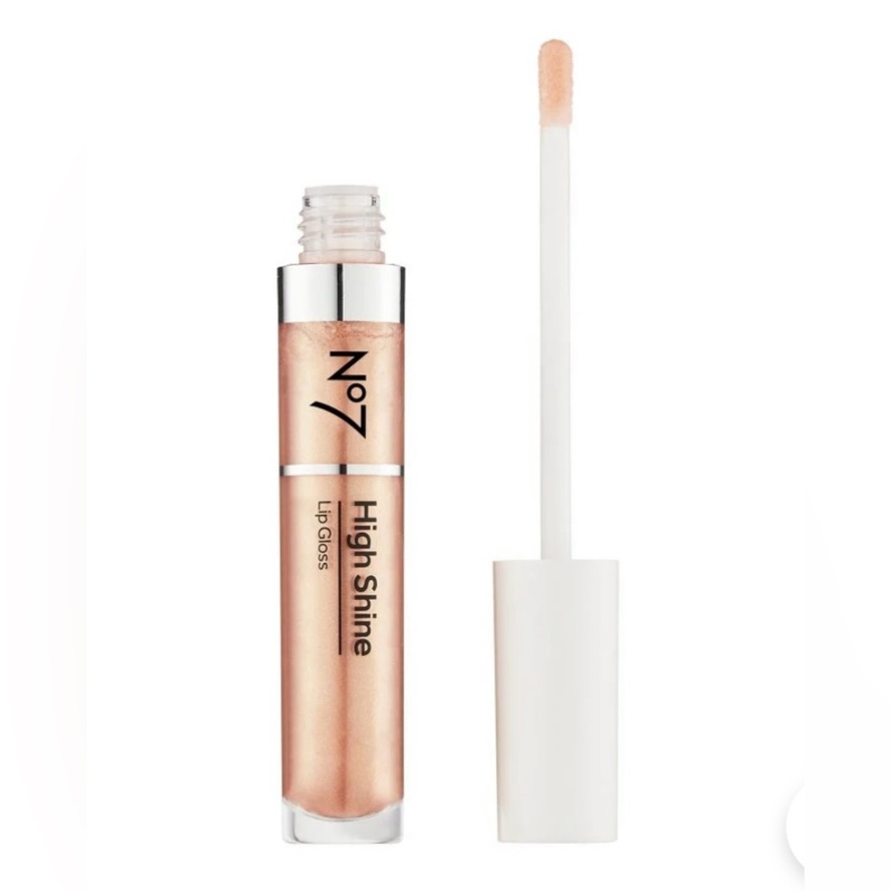 New Boots No7 High Shine Lip Gloss Honey Bloom